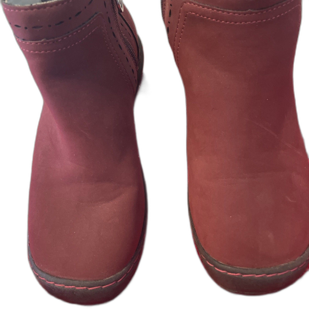 JBU by Jambu Women's Juno Winter Ankle Ladies Boots ~ Burgundy size 8M